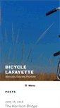 Mobile Screenshot of bicyclelafayette.org